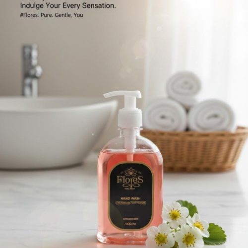 FLORES HAND WASH 500ML STRAWBERRY-15307