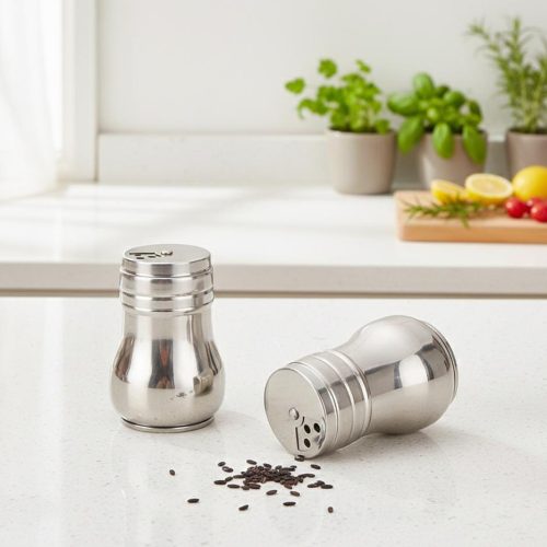 STEEL SEASONING JAR BELLY LARGE A.G.M-15193
